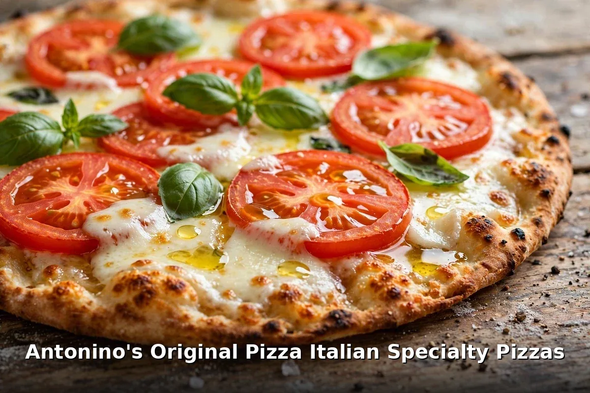 Antonino's Original Pizza Italian specialty pizzas Canada: Sicilian, margherita and Tuscan chicken pizzas, antonino's original pizza italian specialty pizzas