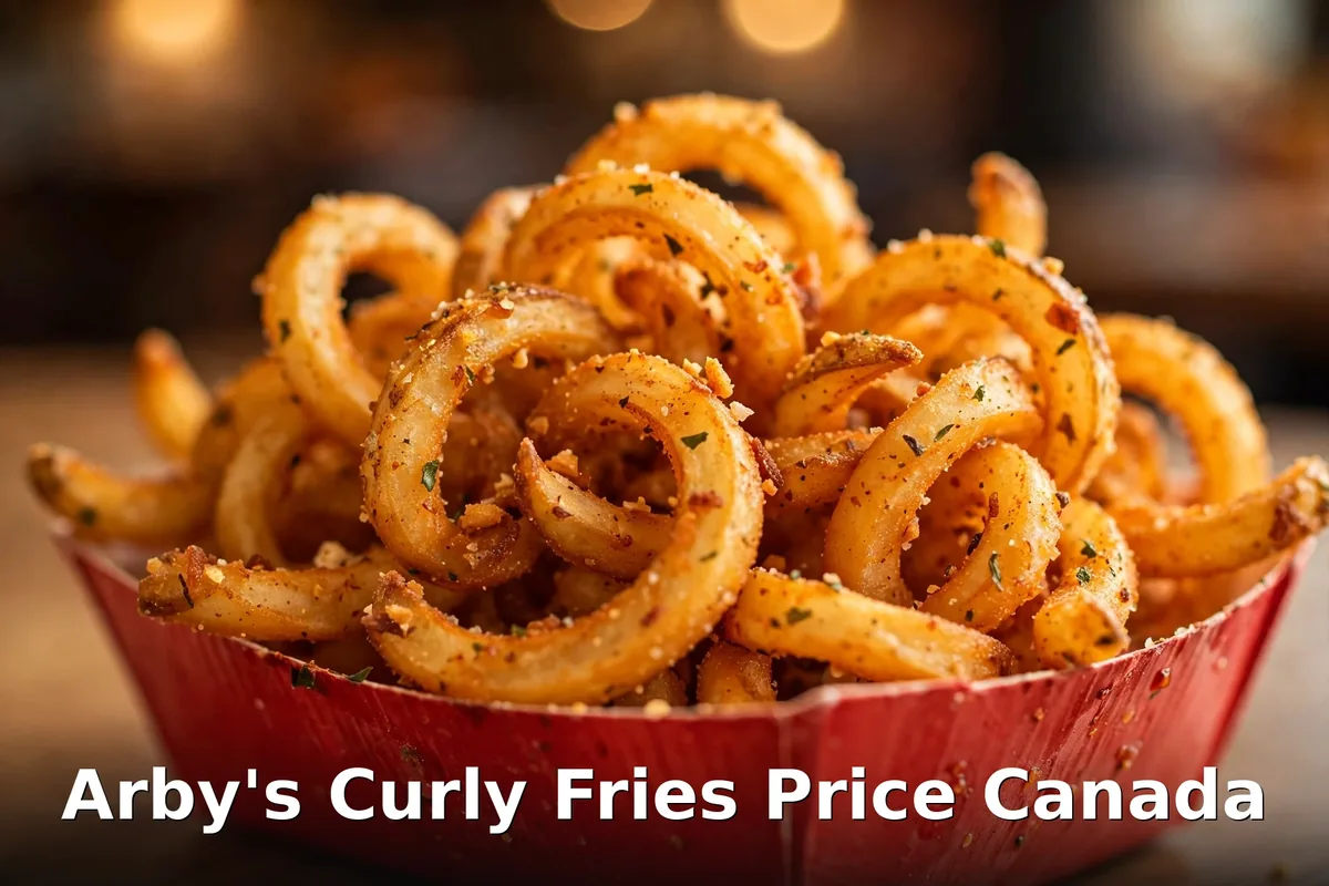 Arby's Canada curly fries price