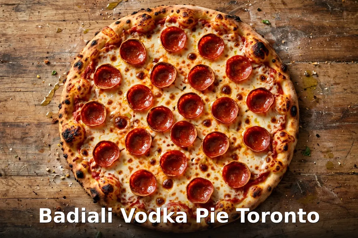 Badiali menu prices Canada - whole pepperoni pizza, Badiali Vodka Pie Toronto