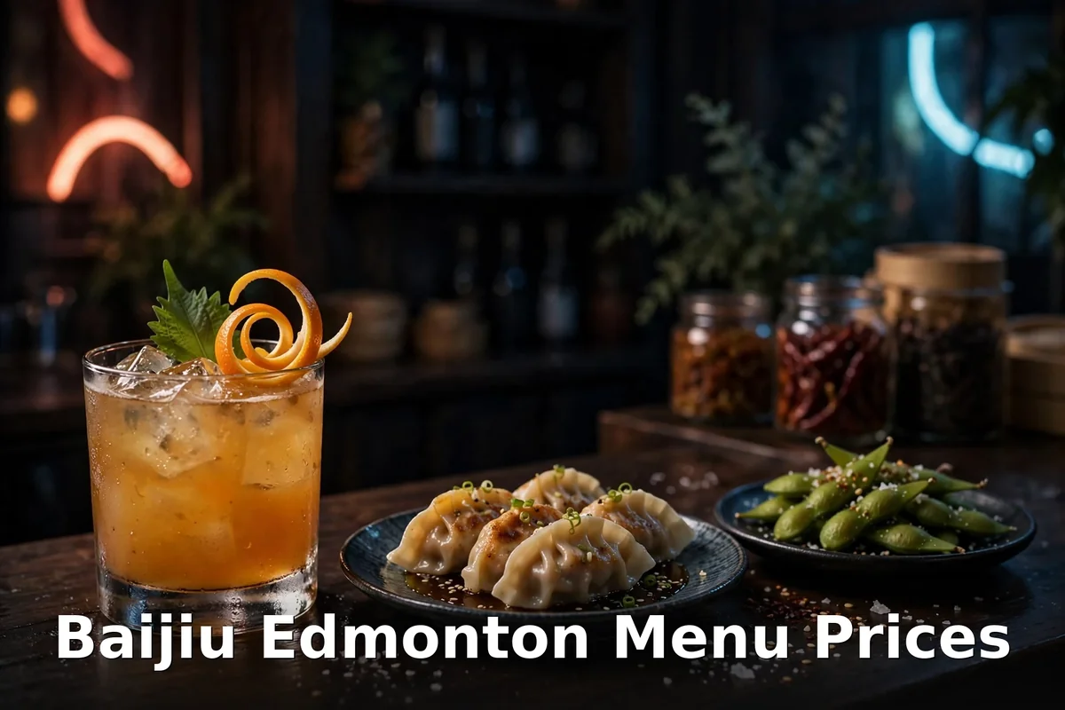 Baijiu Edmonton bao and cocktail bar scene, baijiu bao and cocktail prices edmonton