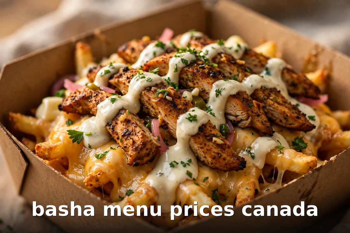 basha menu prices canada