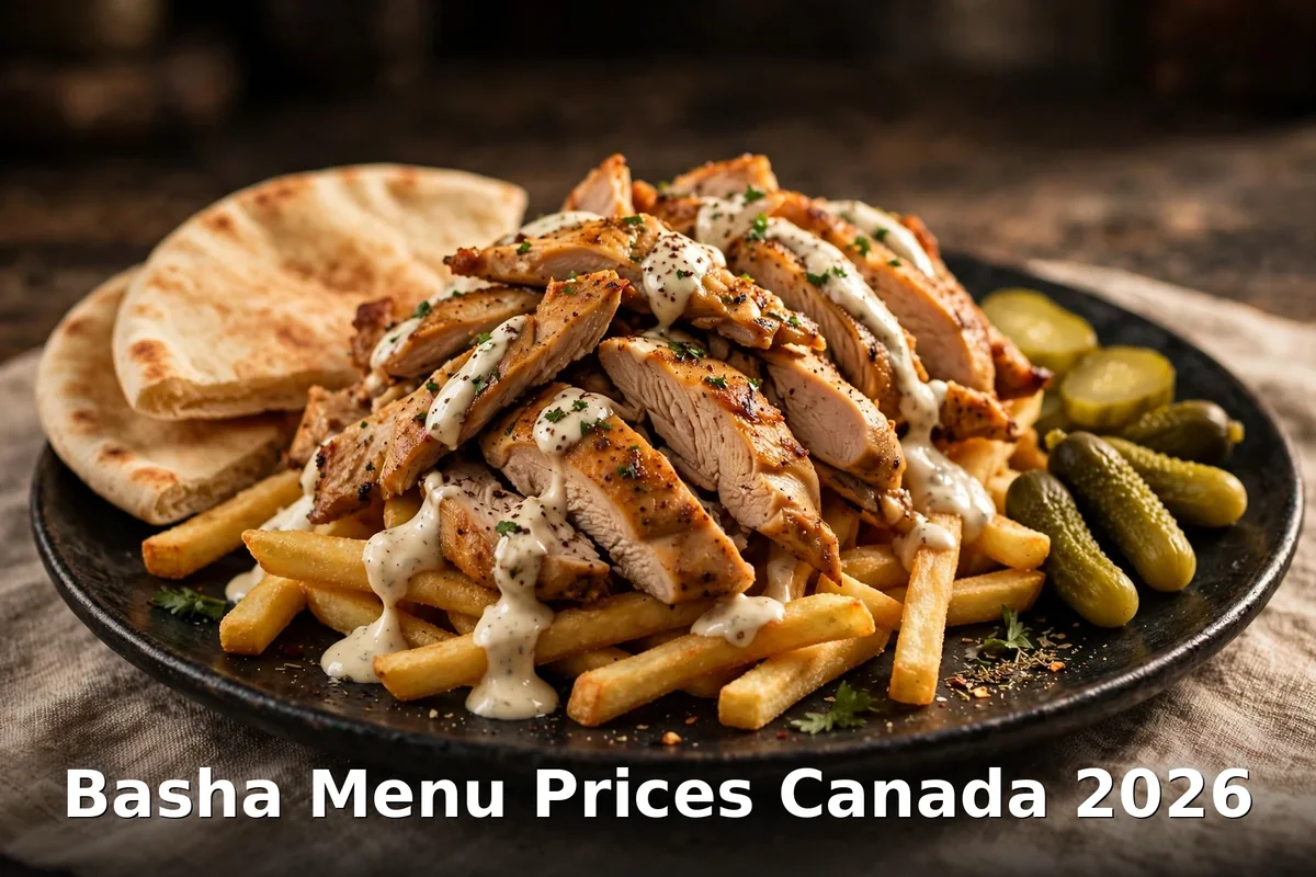 Basha Menu Prices Canada 2026