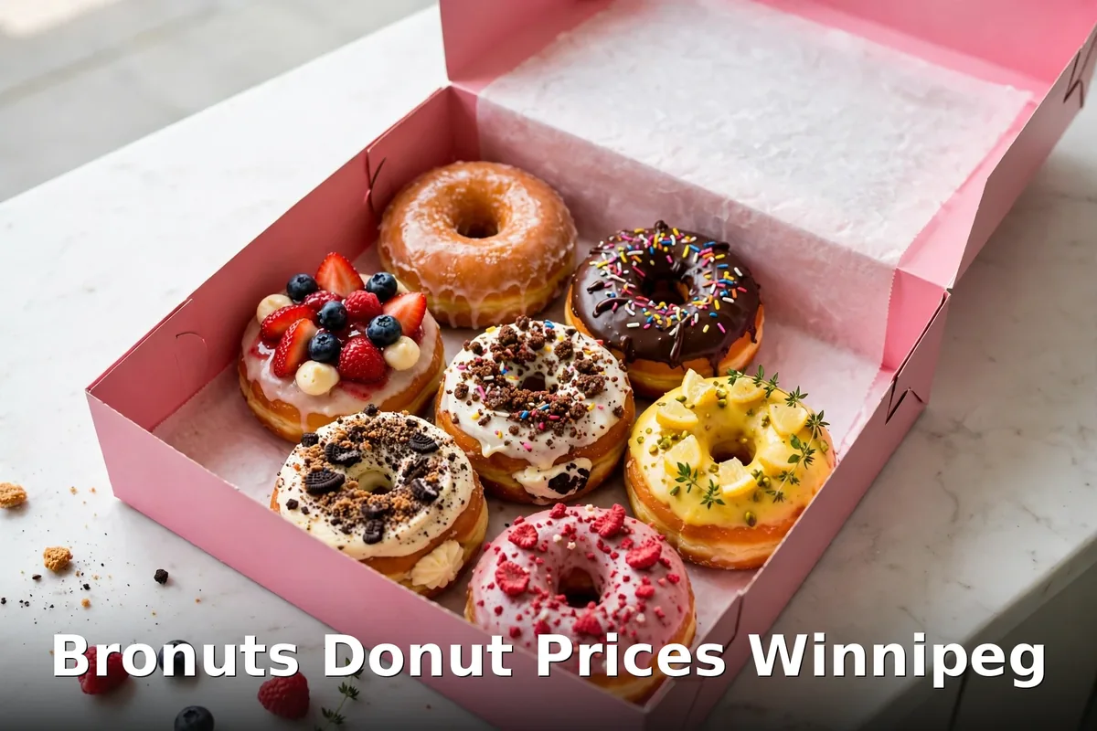 Bronuts donut prices Winnipeg - assorted premium bronuts box