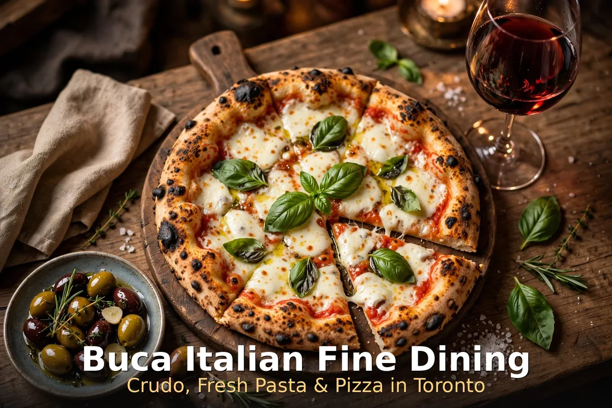 Buca signature pastas: bigoli duck ragu $28, mafaldine lamb ragu $32, fresh pasta from $28, Buca menu prices