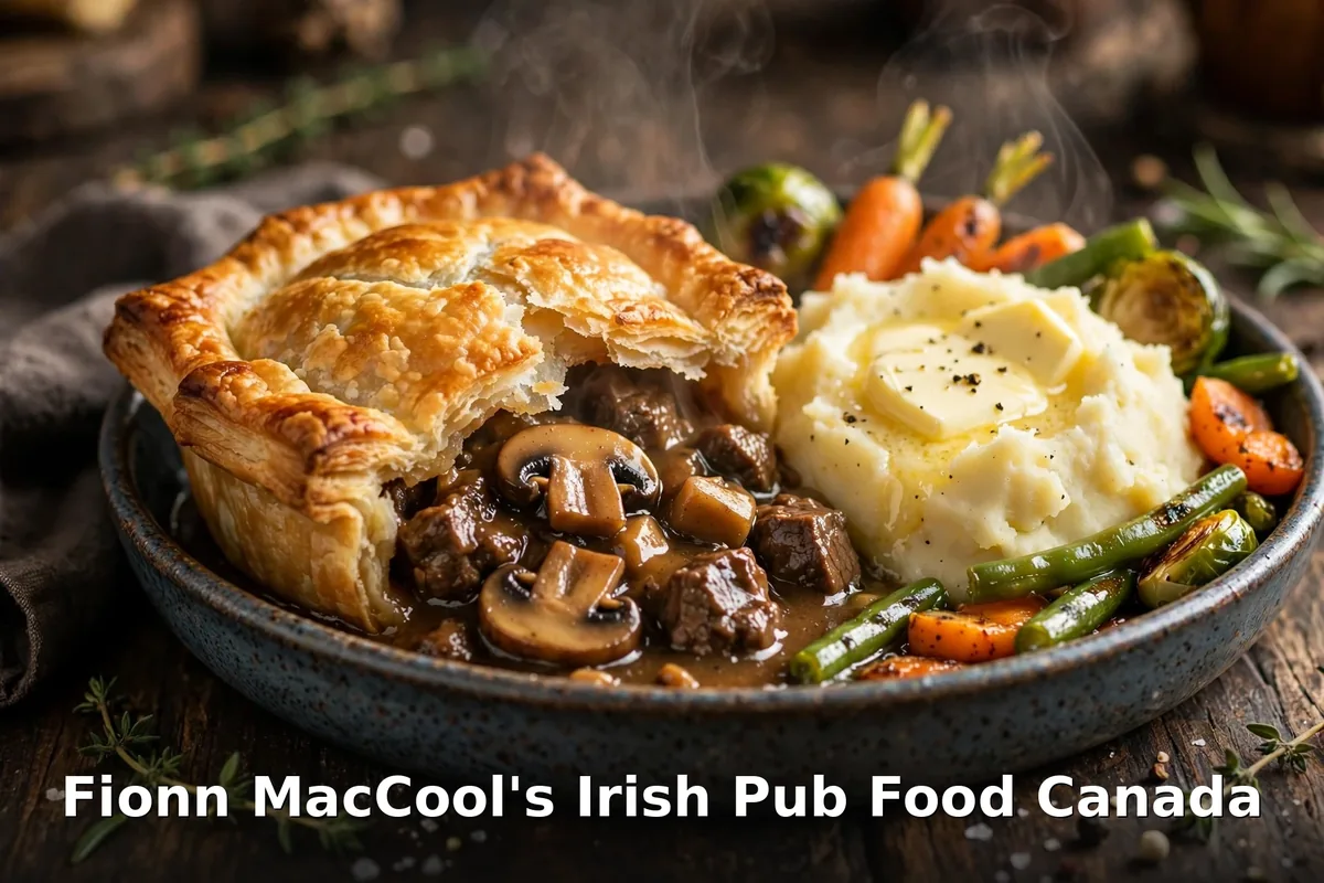 Fionn MacCool's fish and chips menu prices Canada 2026: beer-battered haddock with golden chips, coleslaw and tartar sauce