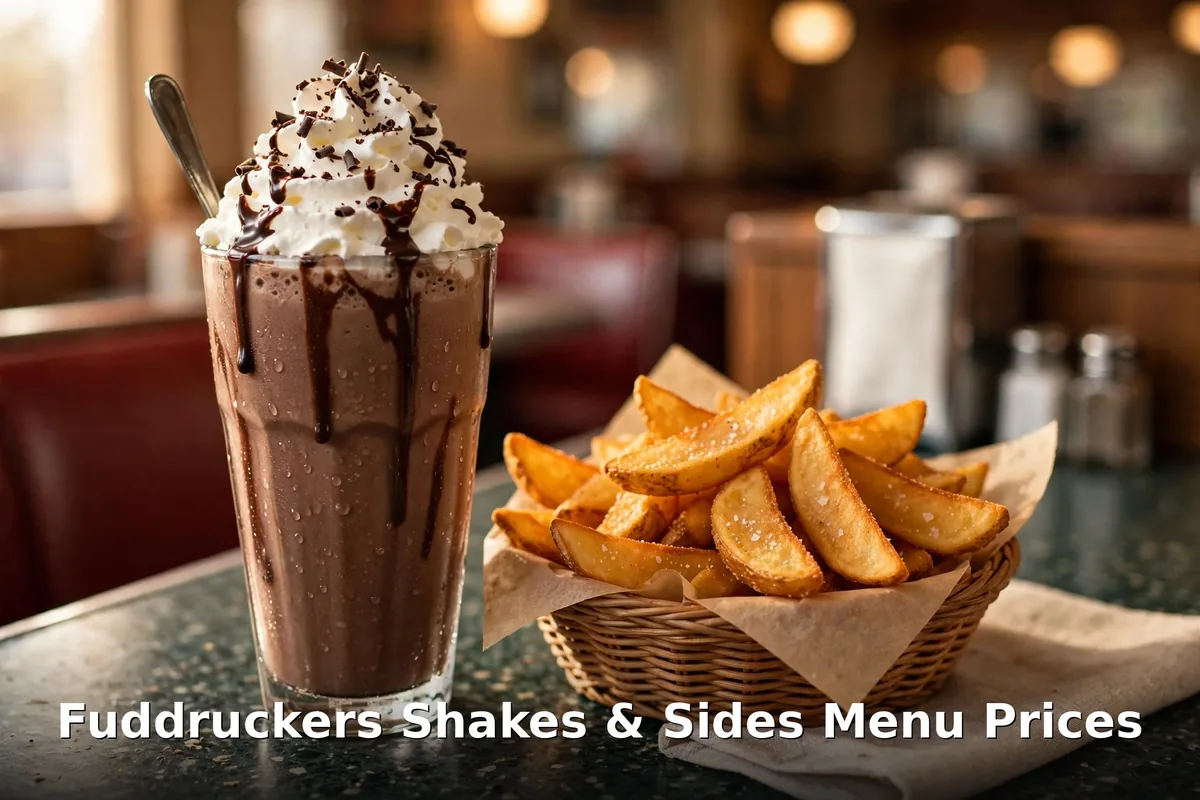 Hand-spun Oreo milkshake and burger combo at Fuddruckers, fuddruckers shakes canada prices