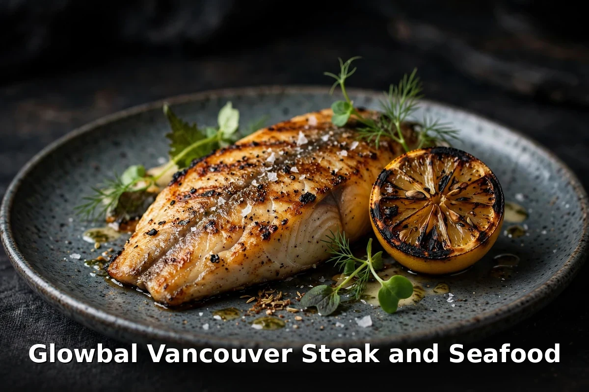 Grilled tomahawk steak with roasted vegetables, Glowbal tomahawk steak price Canada $210