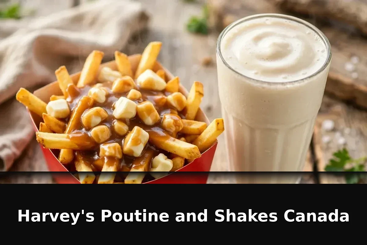 Harvey's poutine and milkshake, harvey's poutine menu prices and harvey's milkshake prices canada 2026