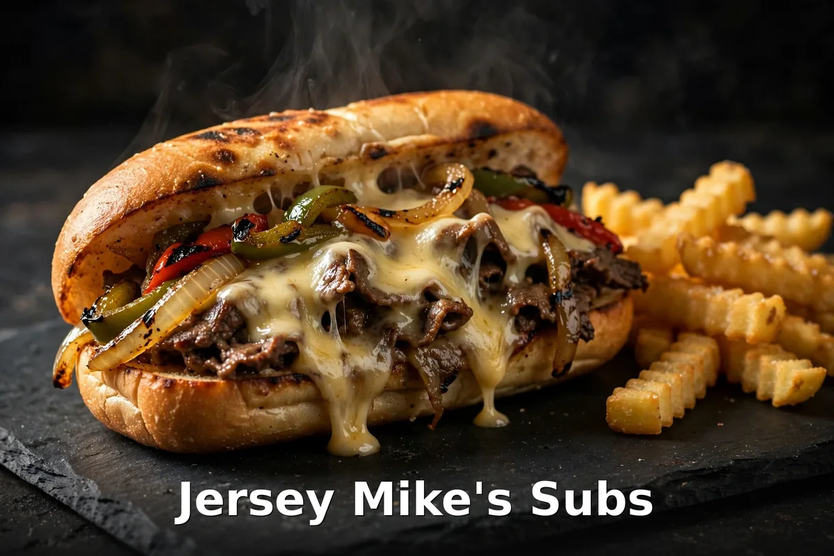 Jersey Mike's subs close up with Mike's Way toppings, jersey mike's subs canada