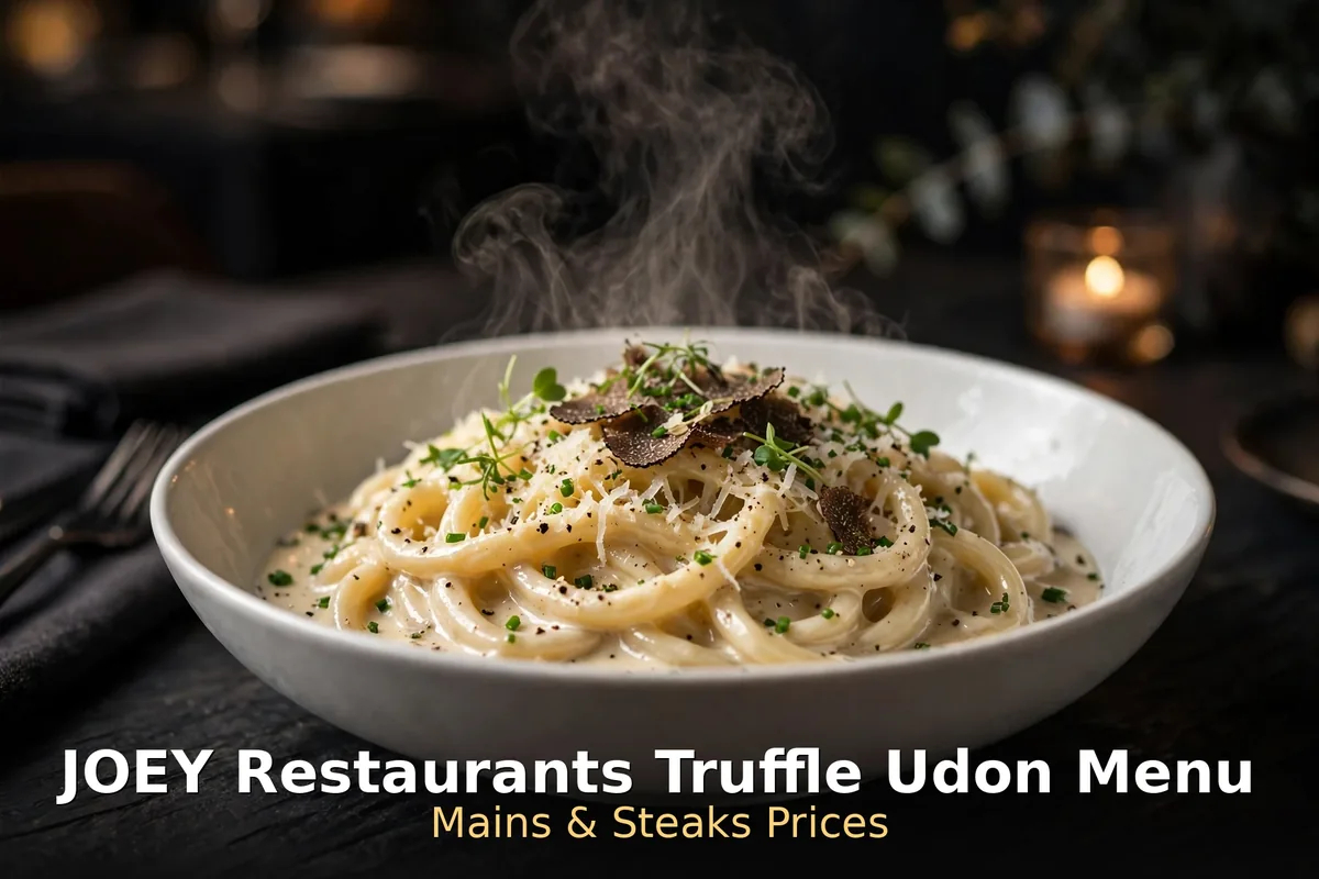 JOEY Restaurants Truffle Udon Carbonara price