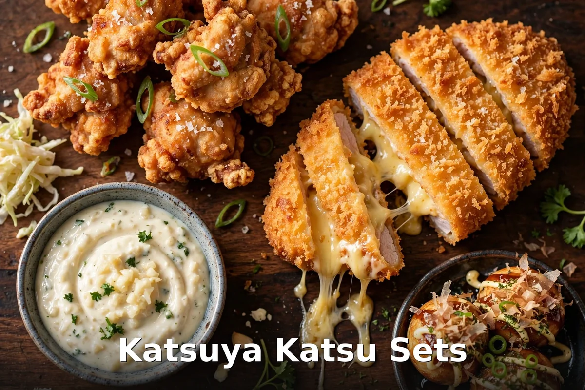 Katsuya katsu sets price, cheese katsu and karaage at Katsuya Canada 2026