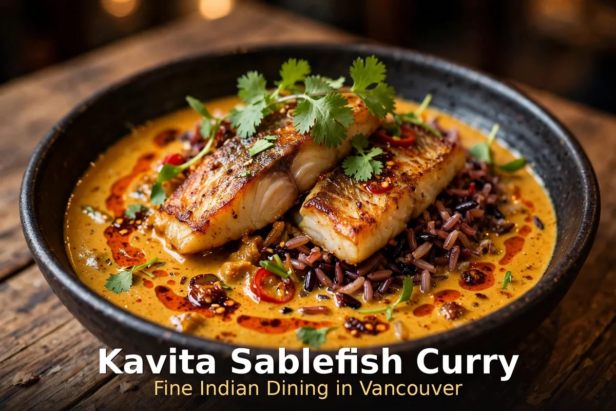 Kavita charcoal-grilled Indian dishes with naan and chutneys, kavita vancouver fine dining prices