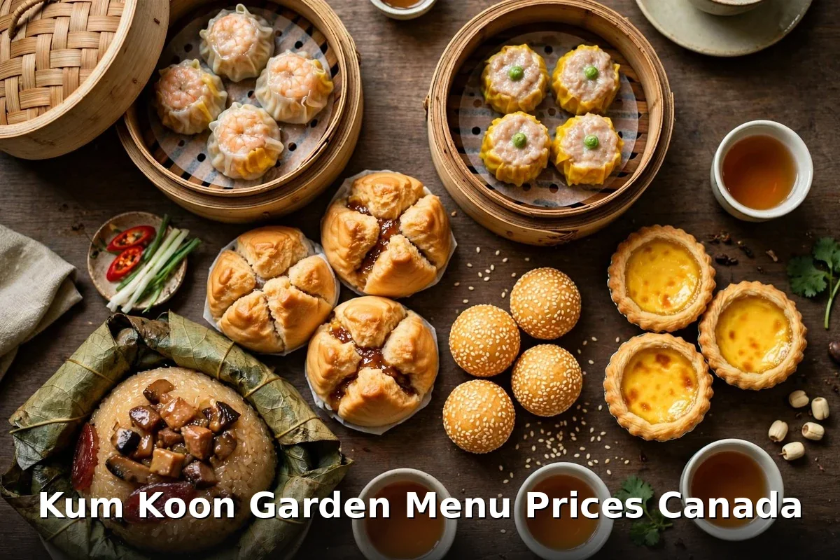 AI-generated dim sum spread photo with menu prices title, kum koon garden menu prices canada 2026