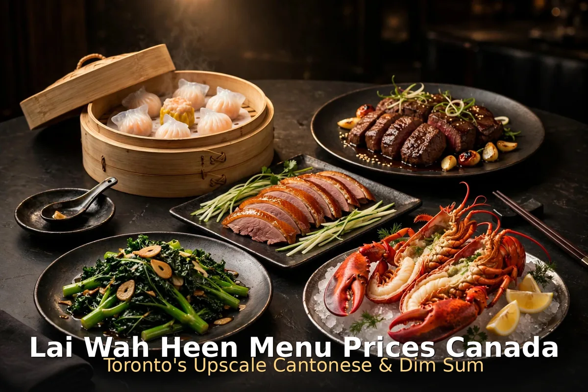 Lai Wah Heen menu prices Canada 2026: appetizing upscale Cantonese food photo