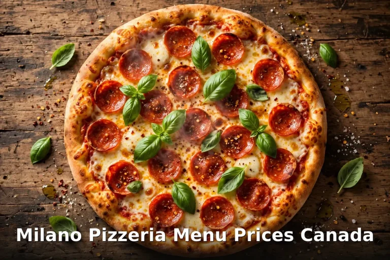 Pepperoni pizza at Milano Pizzeria Ottawa, milano pizzeria menu prices canada 2026
