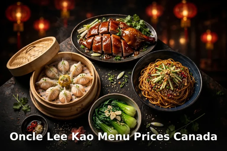 Oncle Lee Kao menu prices Canada 2026: modern Chinese shareable plates, duck and seafood spread in the Old Port Montreal dining room