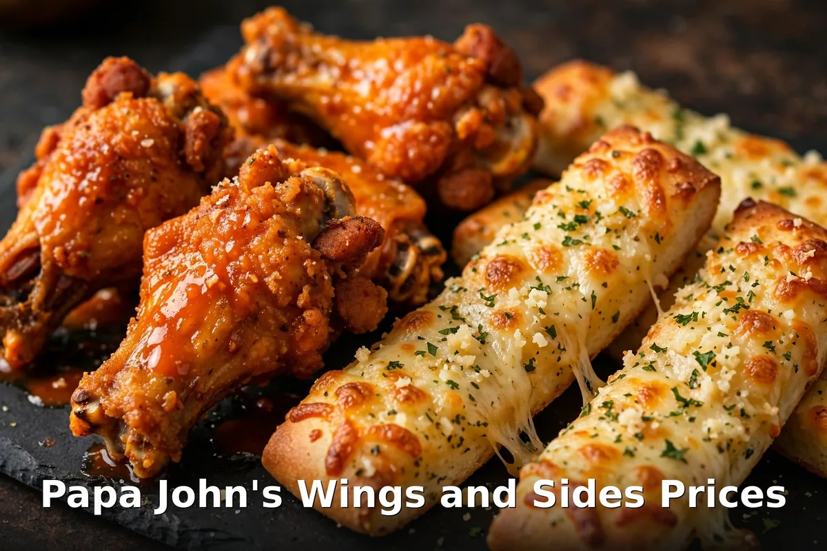 Papa John's wings and sides Canada 2026: buffalo wings and cheesy breadsticks, papa johns wings price canada