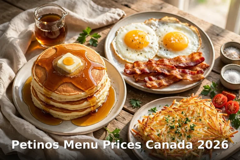 Petinos Menu Prices Canada 2026