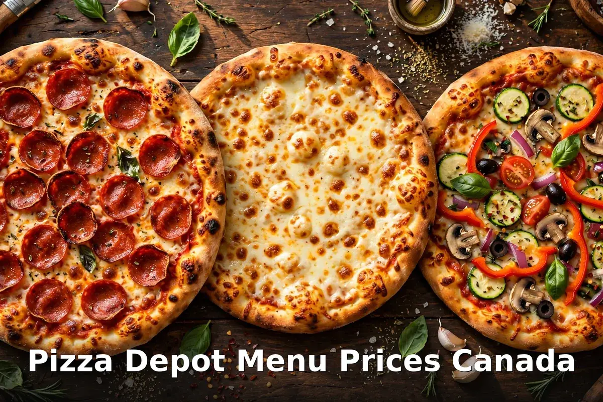 Pizza Depot menu prices Canada 2026: pepperoni, cheese and veggie pizzas at the Ontario halal chain