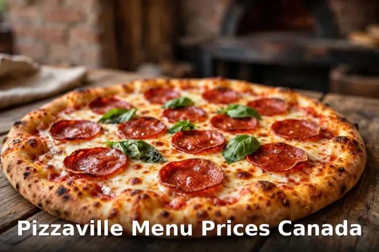 Pizzaville Menu Prices Canada 2026: pepperoni pizza hot from the oven, pizzaville menu prices canada