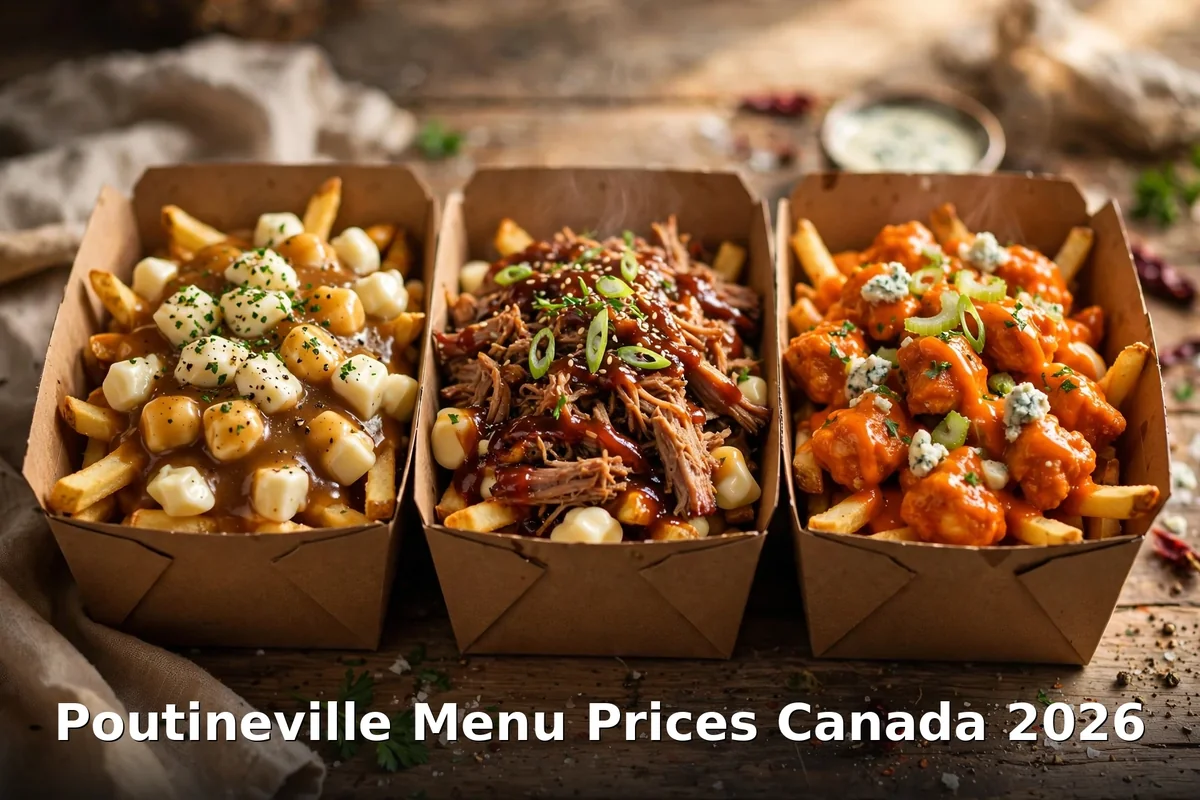 Poutineville Menu Prices Canada 2026