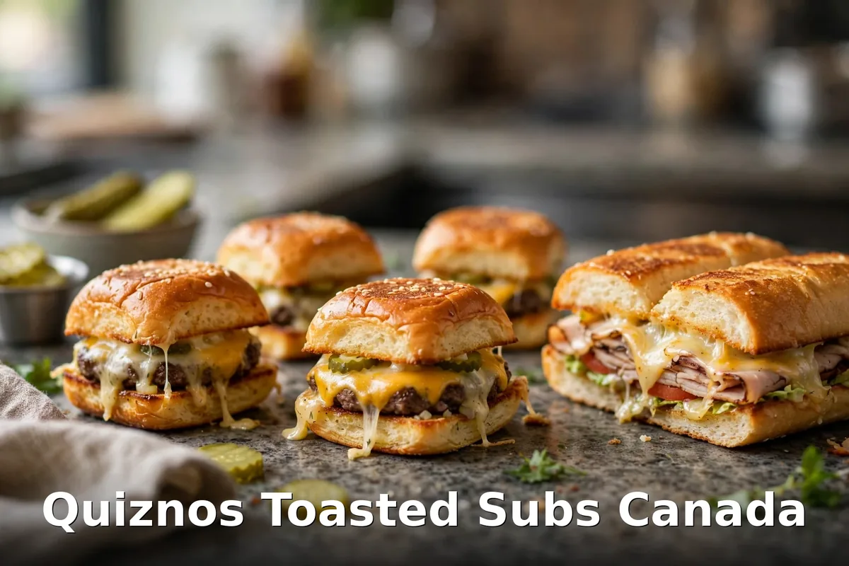 Quiznos toasted subs and Zliders spread with melted cheese, quiznos canada toasted subs prices
