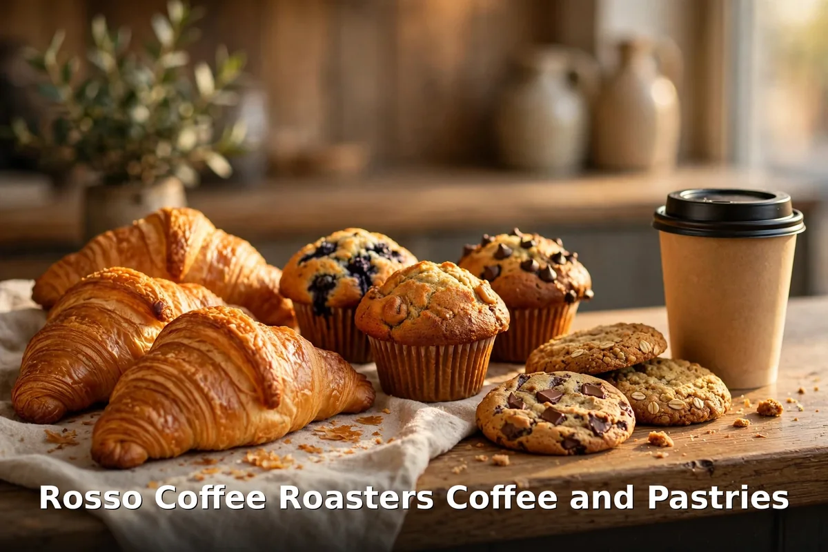 Rosso Coffee Roasters coffee and pastries