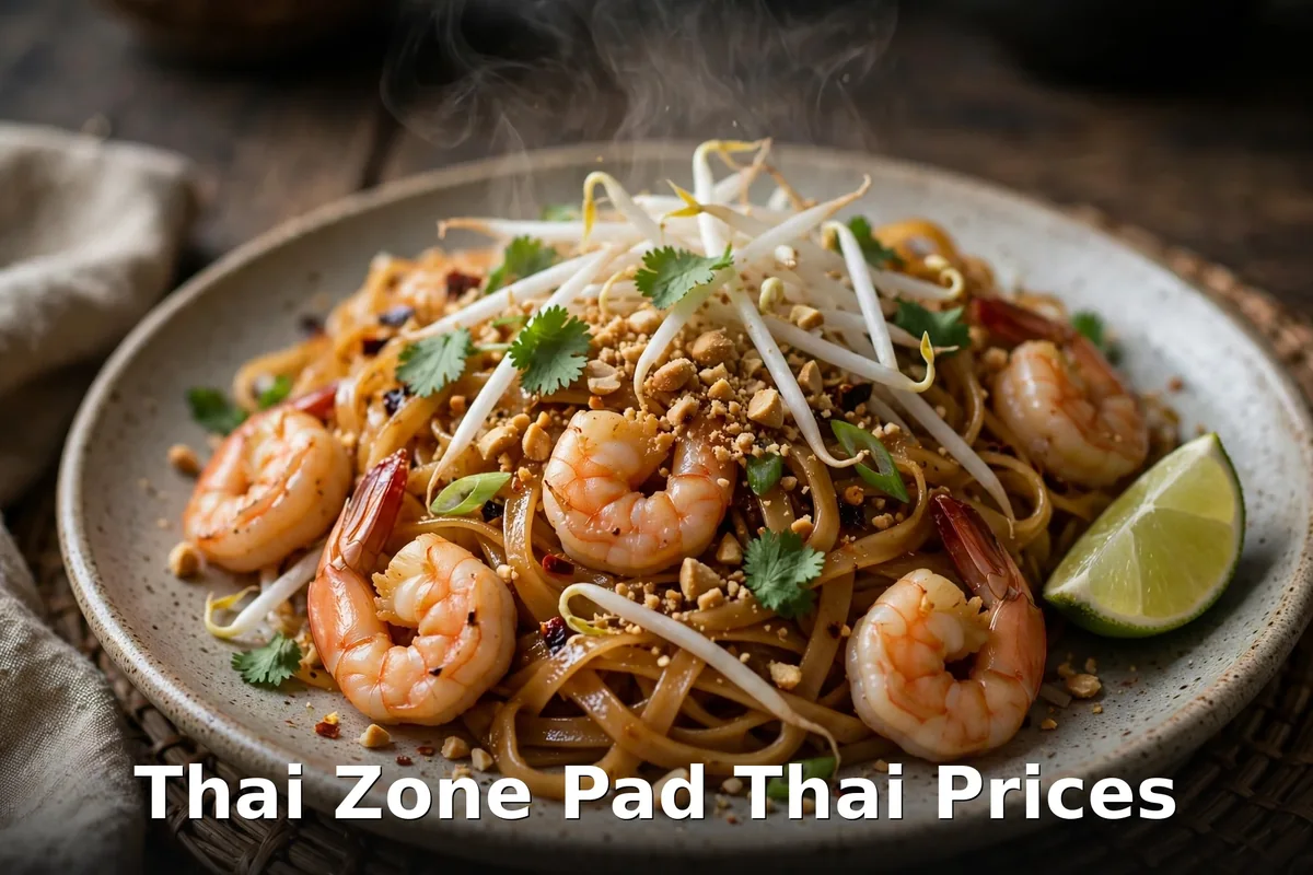 thai zone menu prices, Thaï Zone General Tao chicken and signature Thai dishes