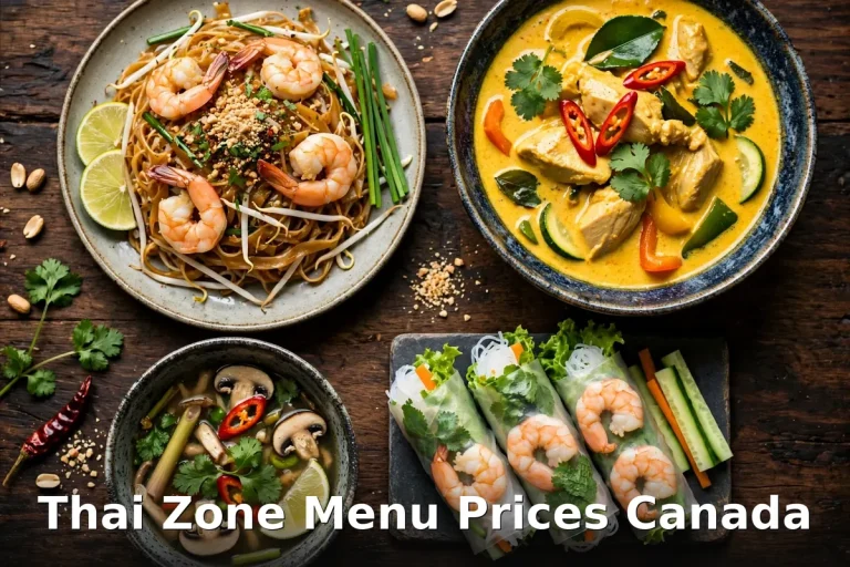 thai zone menu prices, Thaï Zone General Tao chicken and signature Thai dishes