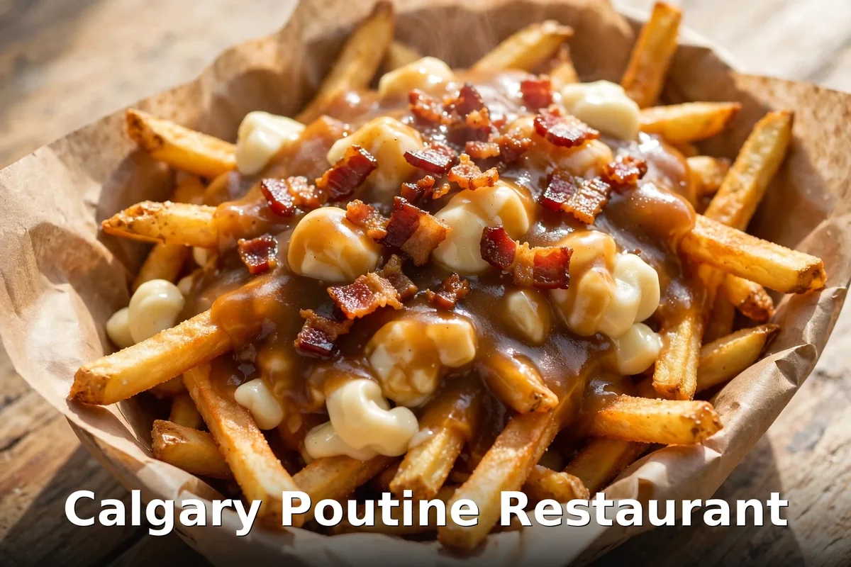 Loaded poutine with pork and bacon at The Big Cheese Poutinerie Calgary, big cheese poutinerie prices