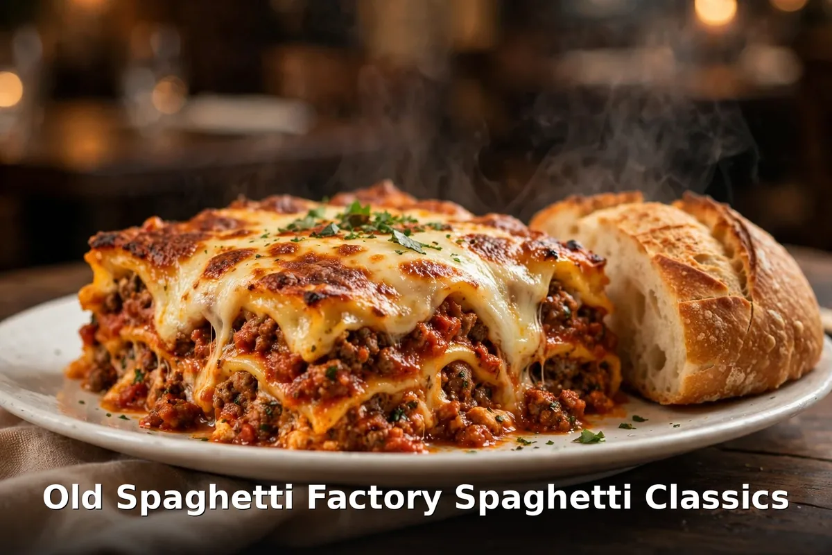 Old Spaghetti Factory spaghetti classics prices Canada: spaghetti with browned butter and mizithra cheese