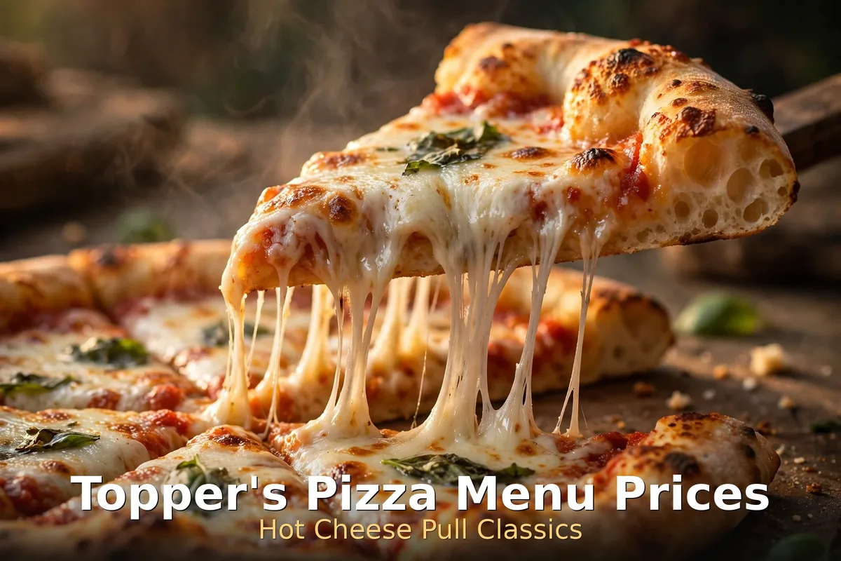 Topper's Pizza cheesy slice pull, toppers pizza stuffed crust price canada