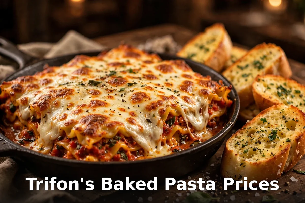 Trifon's Pizza perogy pizza and Trifon's Royal gourmet pizza prices in Canada